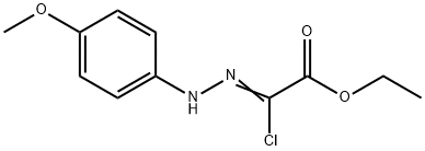 Укусная кислота, 2 chloro-2- [2 hydrazinylidene (4-methoxyphenyl)], этиловая структура эстера