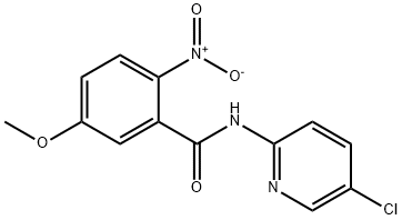 2-nitro-N- (5-chloro-pyridin-2-yl) - структура 5-methoxy-benzamide