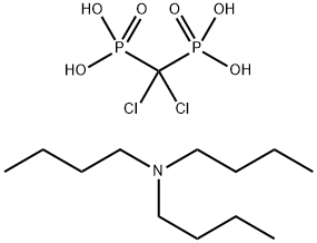Фосфоновая кислота, p, bis P'- (dichloromethylene), compd. с n, N-dibutyl-1-butanamine (1:1) структура
