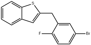Бензо тиофен [b], [(5-broMo-2-fluorophenyl) метиловое] - структура 2