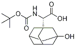 Структура Boc-3-Hydroxy-1-adamantyl-D-glycine