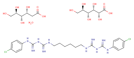 Промежуточные звена КАС 18472-51-0 сырцового клюконата Члорхэксидине фармацевтические
