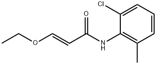 (E) - N- (2-Chloro-6-methylphenyl) - структура 3-ethoxyacrylamide