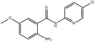 2-AMino-N- (5-chloropyridin-2-yl) - структура 5-MethoxybenzaMide