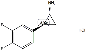 (trans 1R) - 2 структура амина cyclopropane (3,4-difluorophenyl)