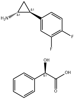 (1R, 2S) - 2 cyclopropanamine (3,4-Difluorophenyl) (2R) - окси структура ethanoate (фенила)