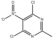 структура 4,6-Dichloro-2-methyl-5-nitropyrimidine