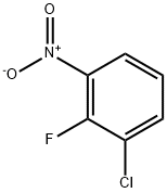 Структура 3-CHLORO-2-FLUORONITROBENZENE