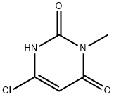 структура 6-Chloro-3-methyluracil