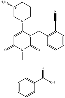 Структура бензоата Alogliptin