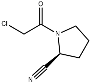 (2S) - 1 (Chloroacetyl) - структура 2-pyrrolidinecarbonitrile