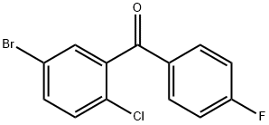 (5-bromo-2-chlorophenyl) (4-fluorophenyl) структура methanone