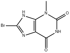 структура 8-Bromo-3-methyl-xanthine