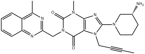 Структура Linagliptin